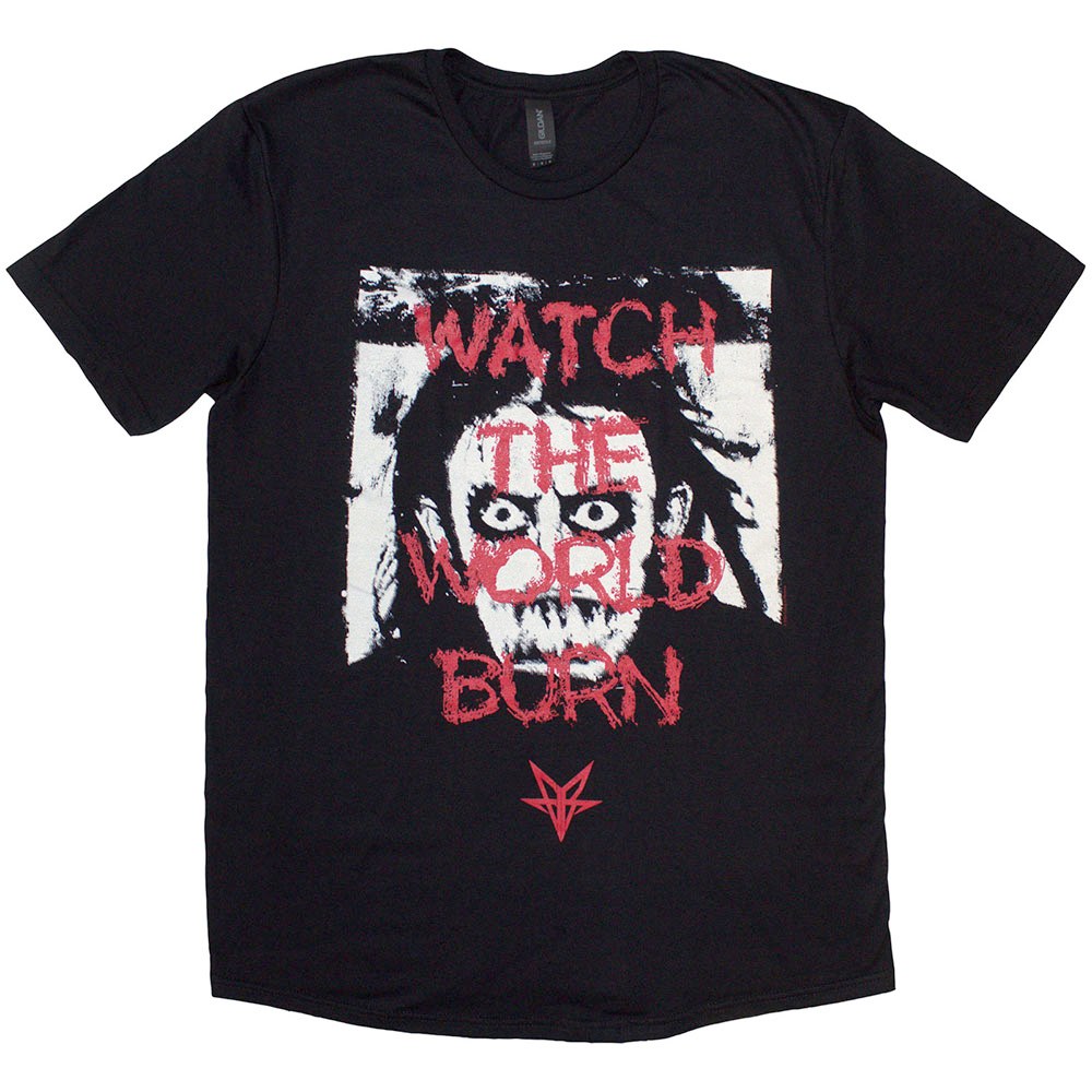Falling In Reverse - World Burn Heren Tshirt - Zwart